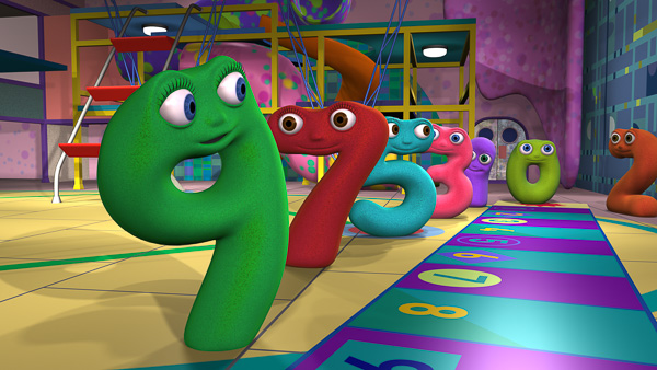 Numberjacks in gym image